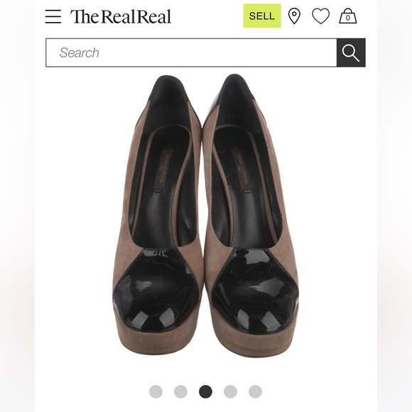 Louis Vuitton collection 2008 Suede color block pumps. - Picture 7 of 8